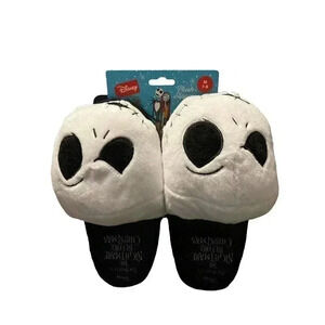 Disney Nightmare Before Christmas Jack Skellington Plush Slippers M-7-8 New